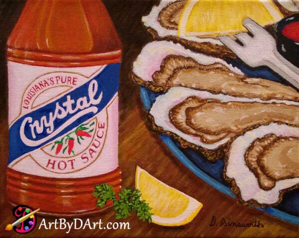 Oysters & Hot Sauce_ArtByDArt_Brand